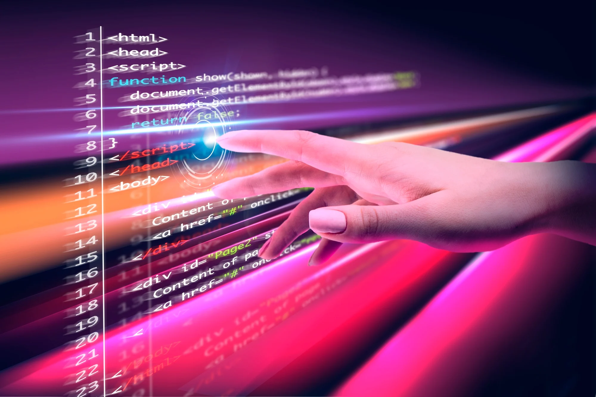 code background of the ux coder